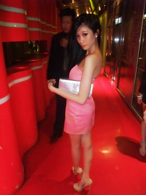 Hot Asian Girls Hot Skinny Asian Girl In Pink Dress