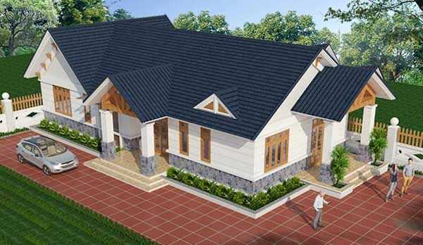 Biến tấu cho ngôi nhà ngang hiện đại Biến tấu cho ngôi nhà ngang hiện đại