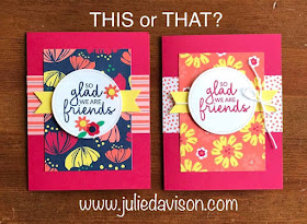 5 Cards, 1 Layout -- Stampin' Up! Occasion Catalog Incredible Like You + Happiness Blooms ~ www.juliedavison.com