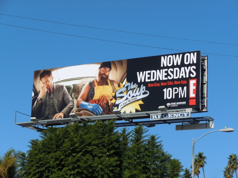 The Soup Fisherman billboard Hillhurst Avenue The Soup Fisherman billboard