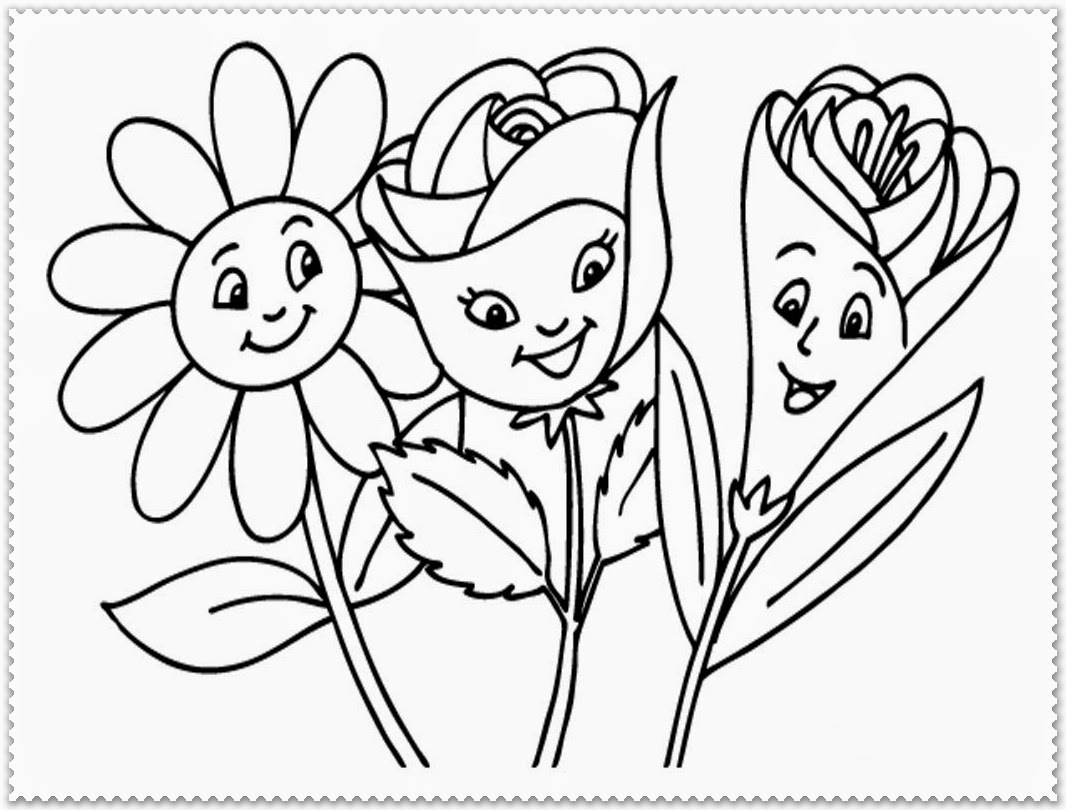 Realistic Printable Flower Coloring Pages Realistic Flower Coloring Pages Printable Coloring Pages