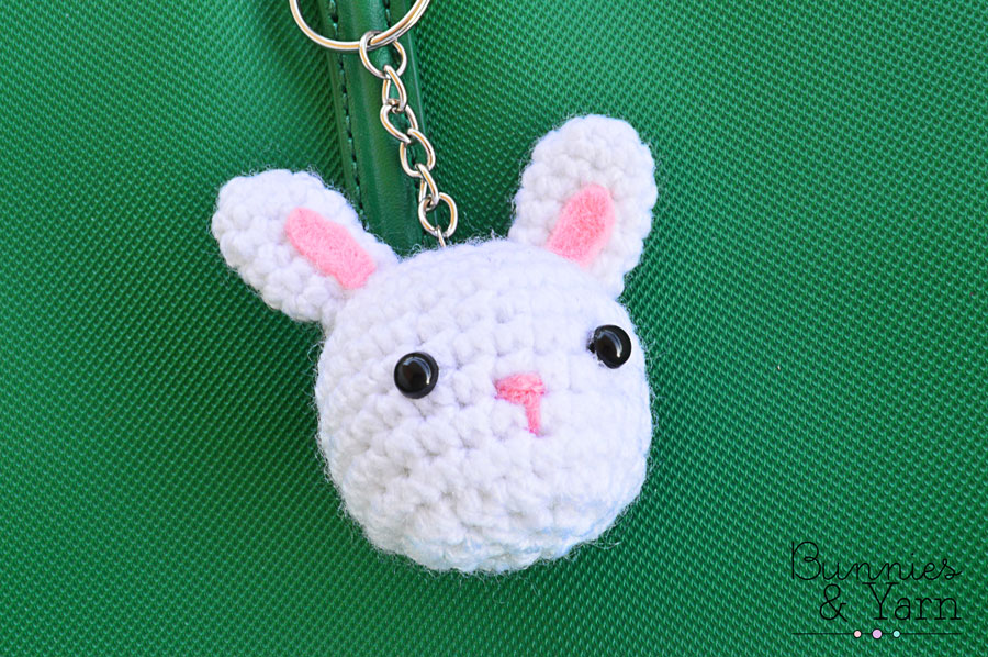 Free Crochet Pattern: Rabbit Keychain