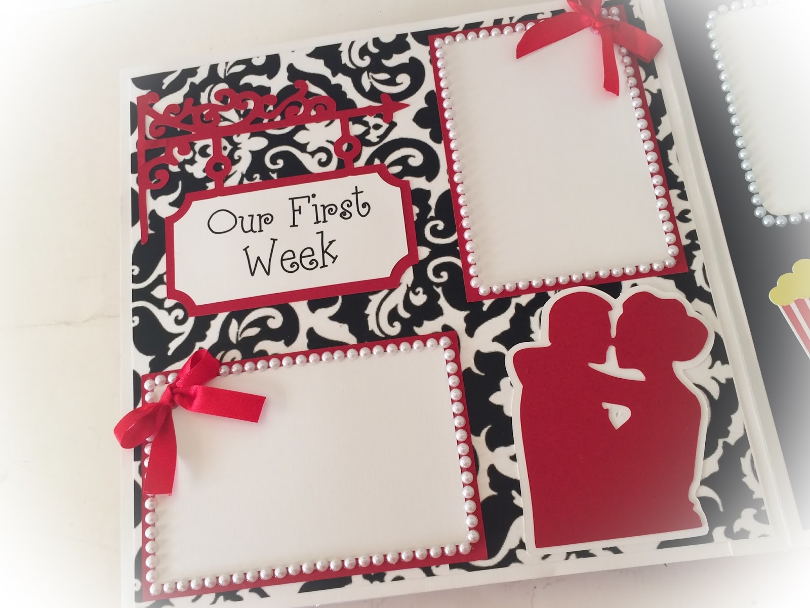 Crafting Till The Crack of Dawn: Our Story - A Scrapbook for Valentines Day