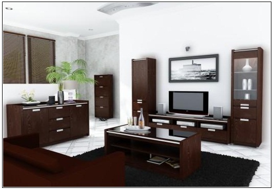 Meja kursi tamu kayu jati modern