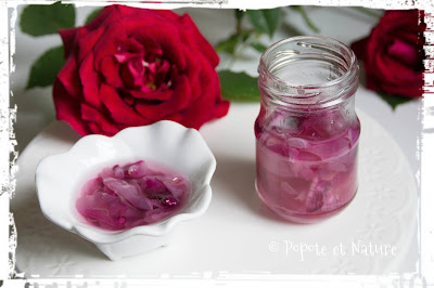Confit de roses du jardin © Popote et Nature