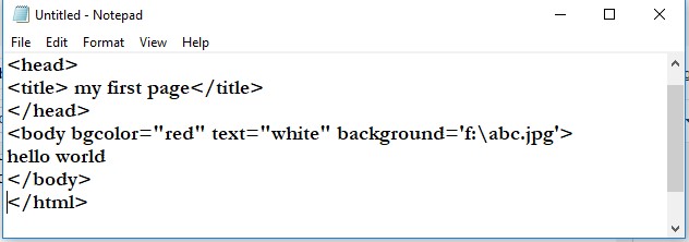 HTML WEB PAGE DESIGN - How to Create simple HTML web page
