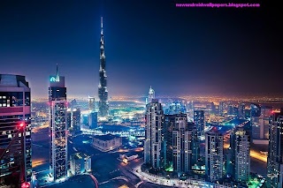 Night Vision Of Burj Al khalifa Wallpapers Hd