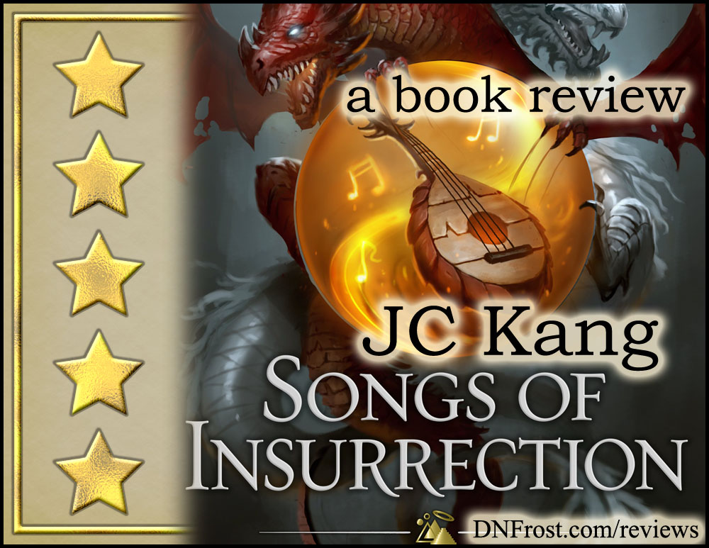 Songs of Insurrection by JC Kang: A unique multicultural fantasy http://www.dnfrost.com/2017/05/songs-of-insurrection-by-jc-kang-book.html A book review by D.N.Frost @DNFrost13 Part 1 of a series.