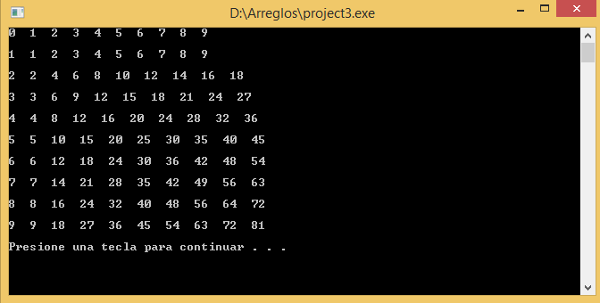 Programación en C++: Arreglos