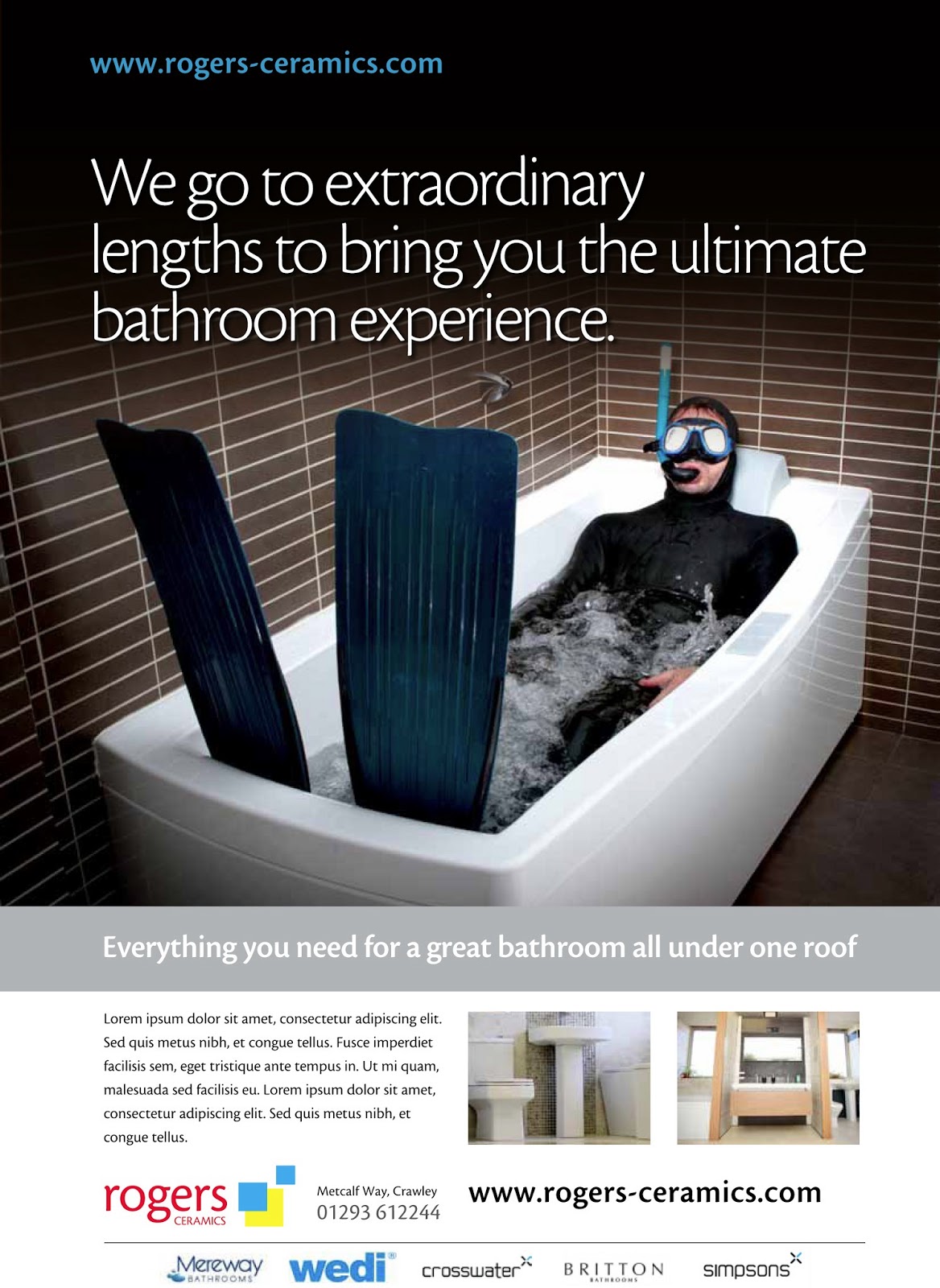 Kelvin Hughes Design and Art Direction Rogers Ceramics Bathroom