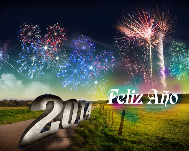 Feliz Año 2014 Imagen para Fondo de Pantalla 1280 x 1024