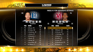 NBA 2K13 PC East vs West Lineup