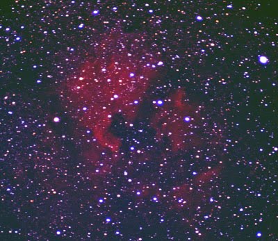 The North American nebula in Cygnus - NGC7000