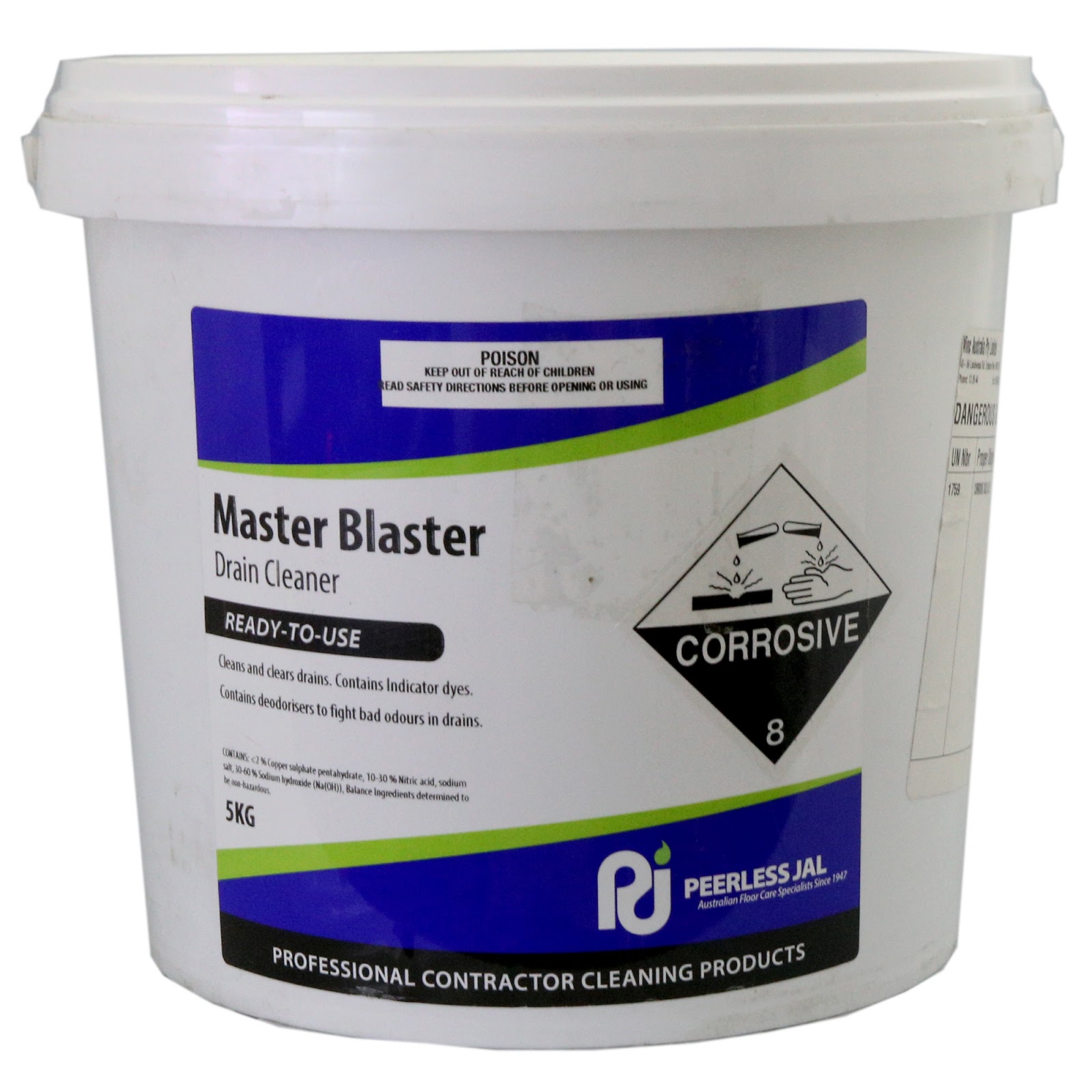 Survive the Elements Peerless Jal Master Blaster Drain Cleaner 5kg Tub