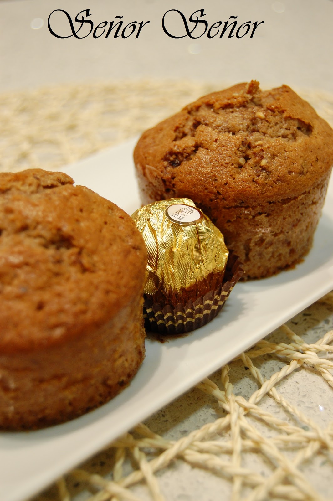 Muffins de Ferrero Rocher | Receta de Sergio