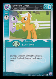 My Little Pony Emerald Green, Cider Aficionado Premiere CCG Card
