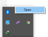 Masuk ke pengaturan windows defender melalui toolbar Masuk ke pengaturan windows defender melalui toolbar