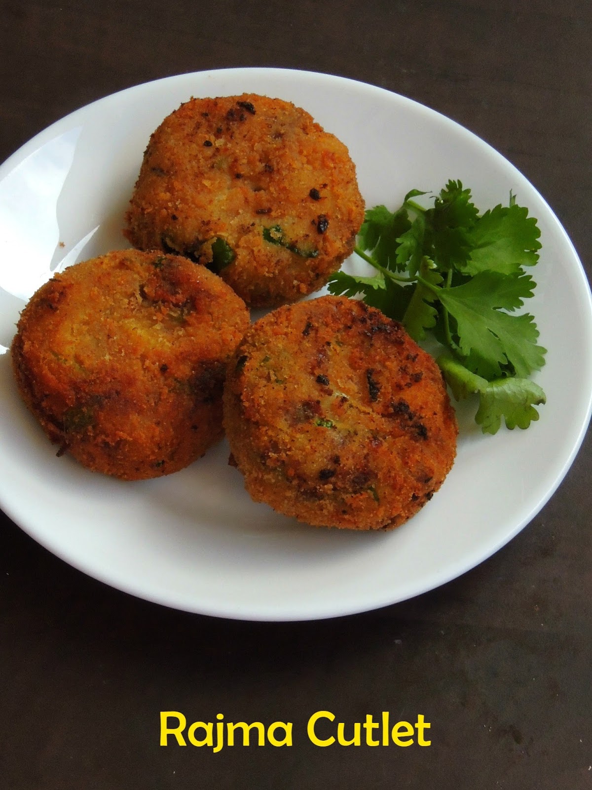 Rajma Cutlet/Kidney Beans Patties/Rajma Tikki Cook N Click