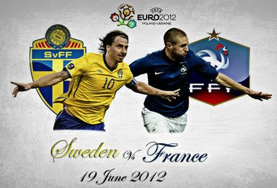 فرنسا والسويد بث مباشر يورو 2012 من الجزيرة الرياضية
