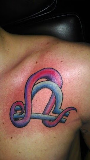 Zodiacal se sobrepõe em pele