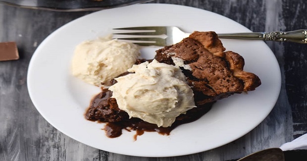 Malted Milk Chocolate Molten Brownie Fudge Pie Recipe Malted Milk Chocolate Molten Brownie Fudge Pie Recipe