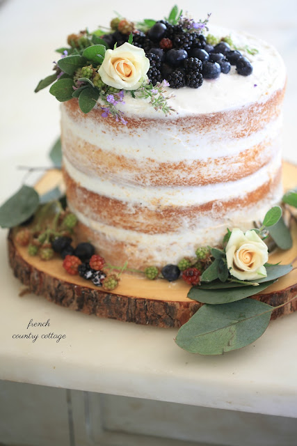 Inspired Entertaining- the secret to a 15 minute beautiful rustic cake