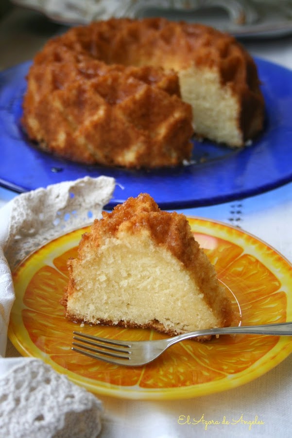 buntcake de limón, glaseado de limón
