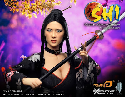Hot Toys SHI Kireina Female Samurai Ninja Throwing Weapon Phicen 1//6 Scale