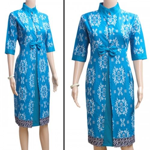 Indonesian Model Dress Batik Bali Modern Cantik Indonesian Model Dress Batik Bali Modern Cantik