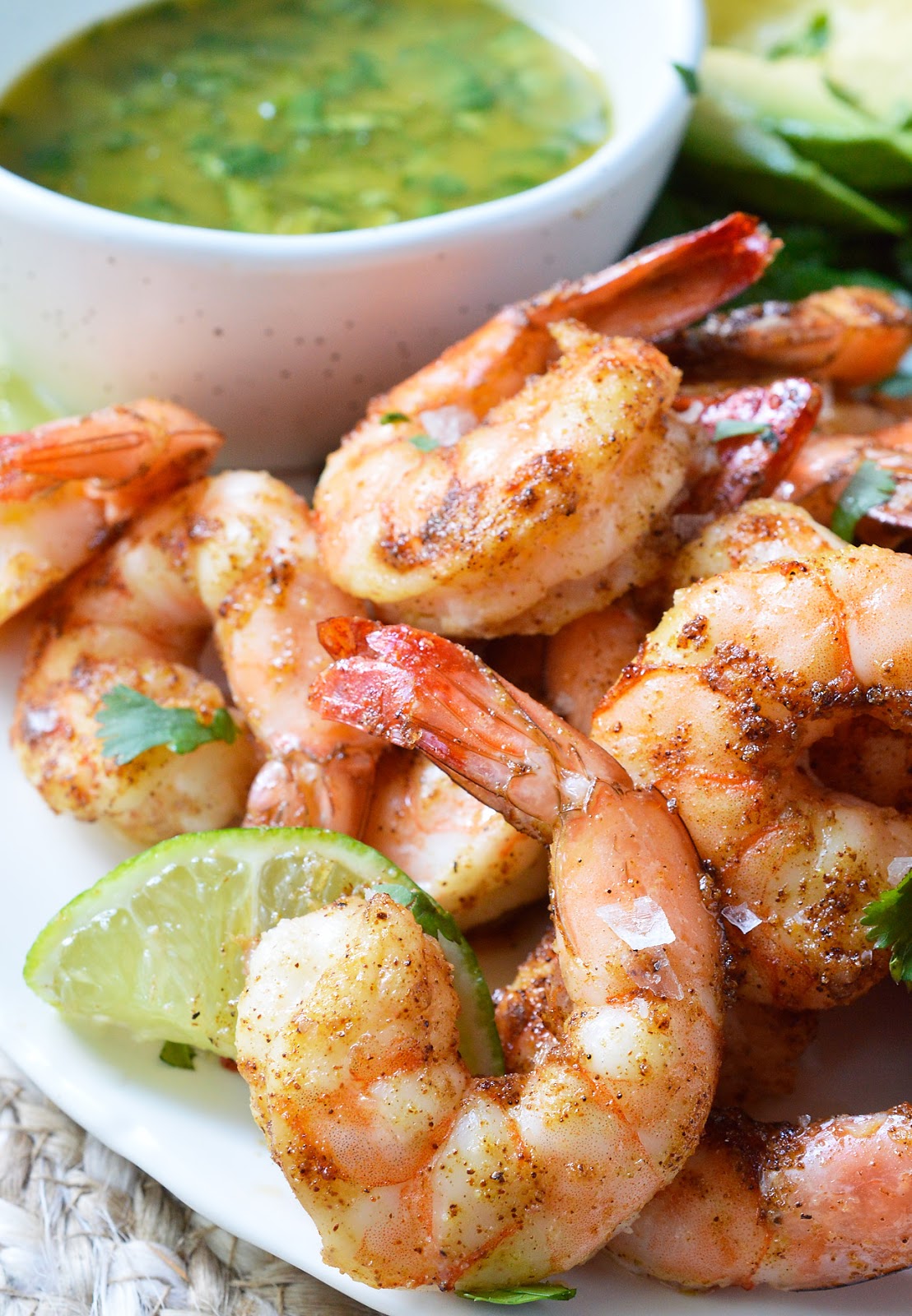 Spicy Baked Shrimp with Cilantro Lime Dip Yumm Cooking