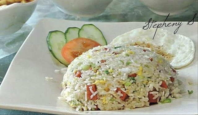 Fried Rice with Luncheon Meat & Egg