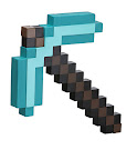 Minecraft Deluxe Diamond Pickaxe ThinkGeek Item