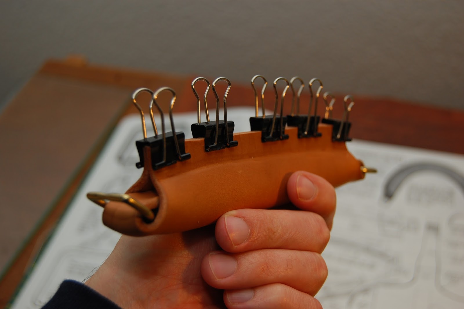 Andersen leather Briefcase handle