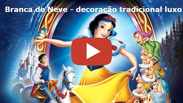 Decoração Branca de Neve - Mesa tradicional luxo de tecido Vídeo - Decoração Branca de Neve - Mesa tradicional luxo de tecido - pano