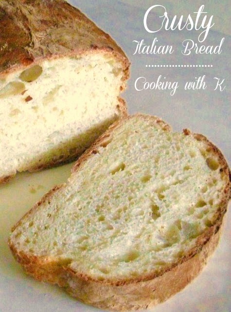 Crusty Italian Bread {C-r-a-z-y Easy To Make}
