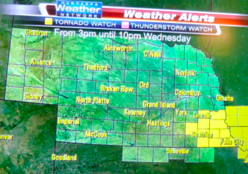 The Crow's Nest Nebraska March Weather.