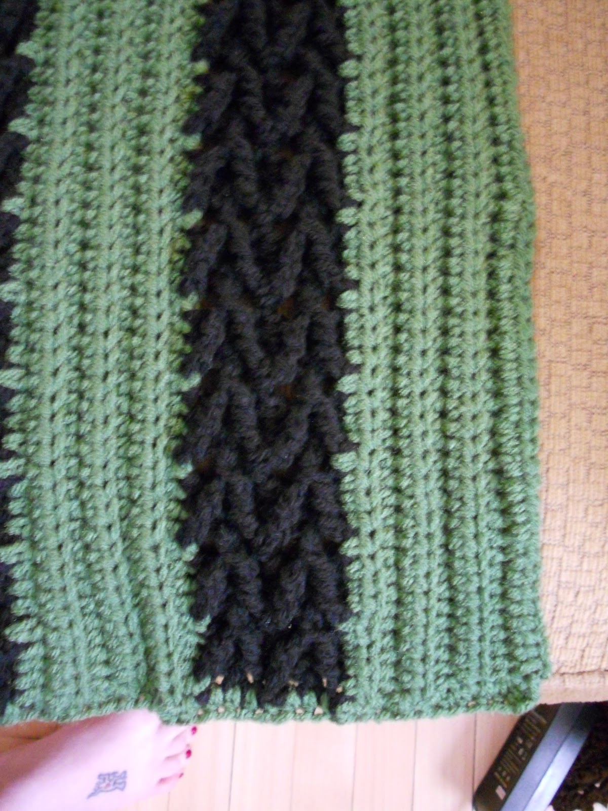 Craftin' Herringbone Afghan