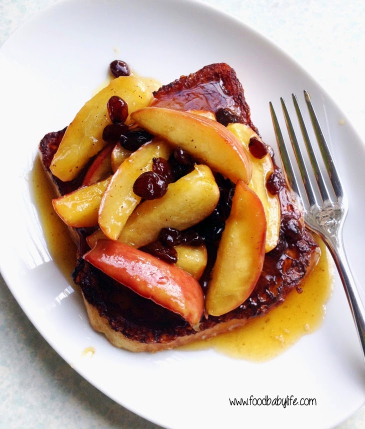 Featured Recipe | Spiced Apple French Toast from Food.Baby.Life #SecretRecipeClub #recipe