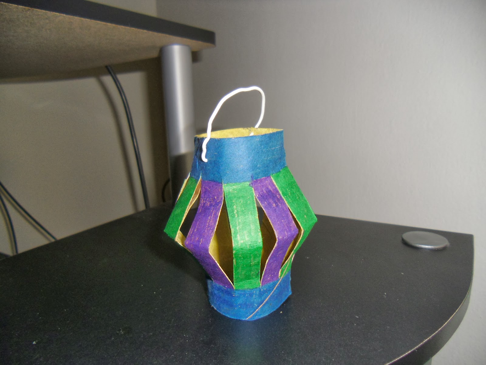 Tissue Paper Roll Lantern