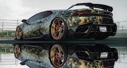 lamborghini huracan camo half wrap wraps cars exotic menacing looks carscoops classiccarnewss