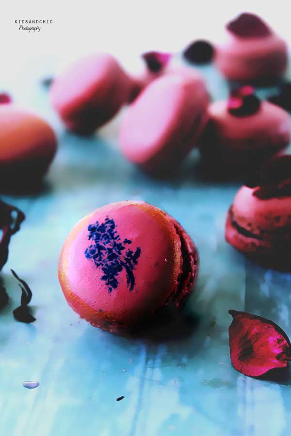 macarons de fresas -kidsandchic-