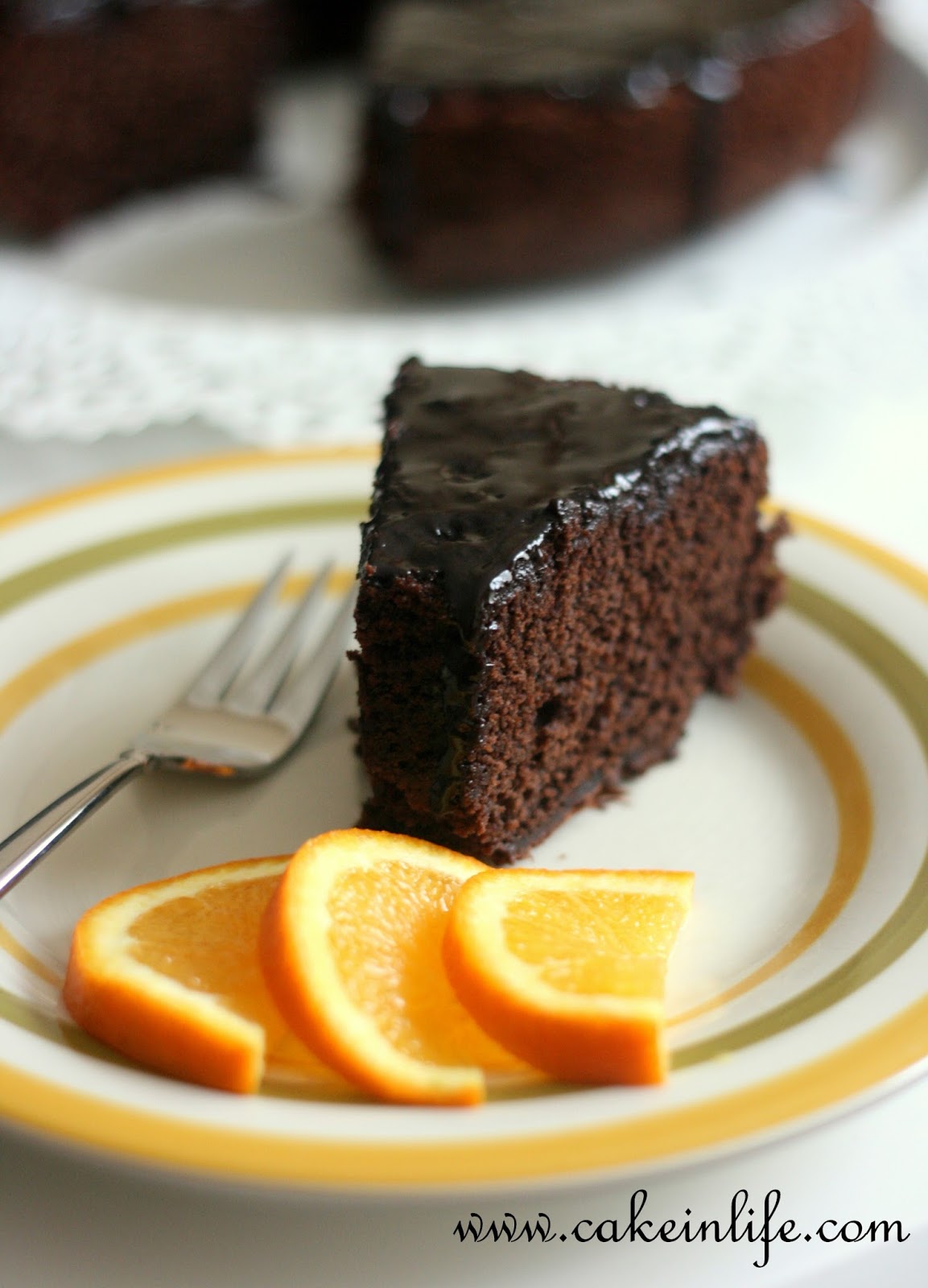 Cake İn Life Portakallı Kakaolu Kek