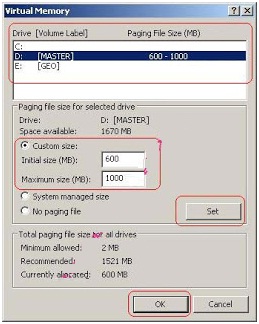 Virtual memory drive. Virtual memory drive. For 8 gb windows virtual memory. Memory size decreased. Paging file.