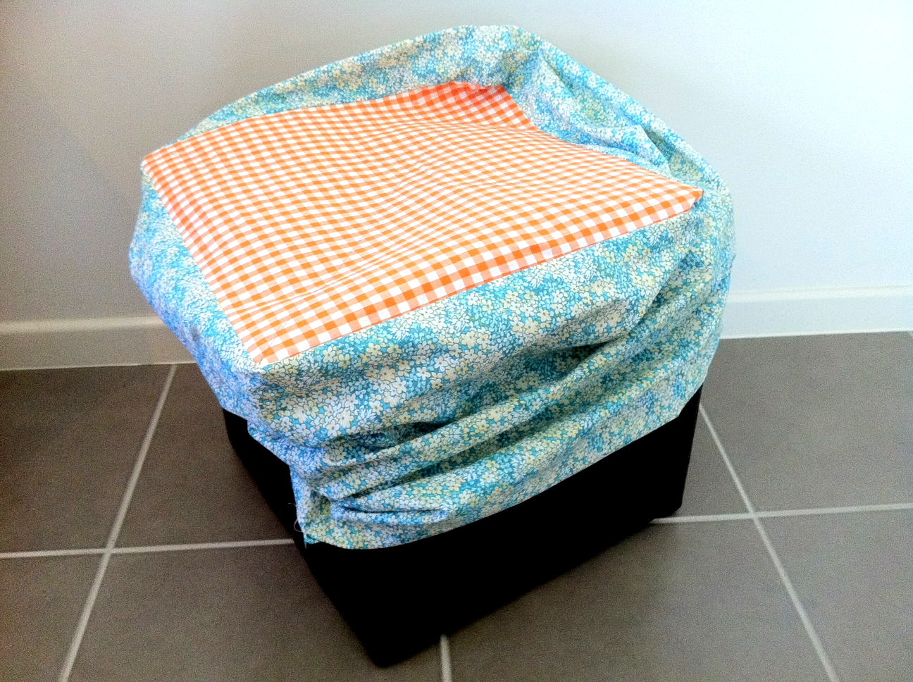 Sweet Mary DIY Fabric Ottoman