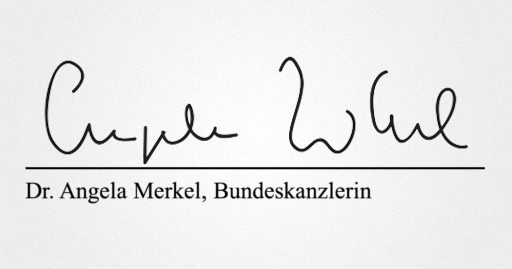 Heimlicher Herrscher Deutschlands? Sämtliche Regierungsbeschlüsse von "Cuple Whil" statt "Angela Merkel" unterschrieben