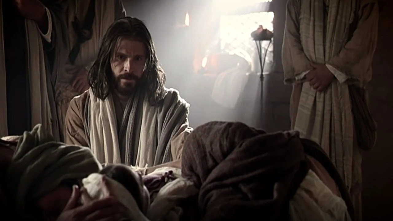 Jesus curando a filha de Jairo