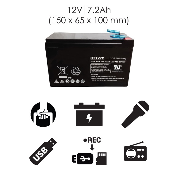 dynamax portable pa system