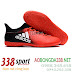 Giày Bóng Đá Adidas X 16.3 IC Đỏ Đen