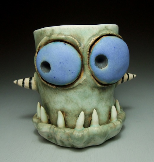 James DeRosso's ceramic monsters
