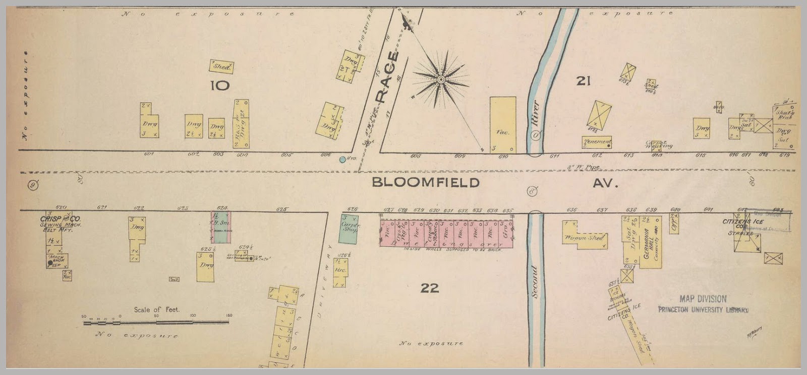 Lock 15 East Bloomfield Avenue map from previous picture post